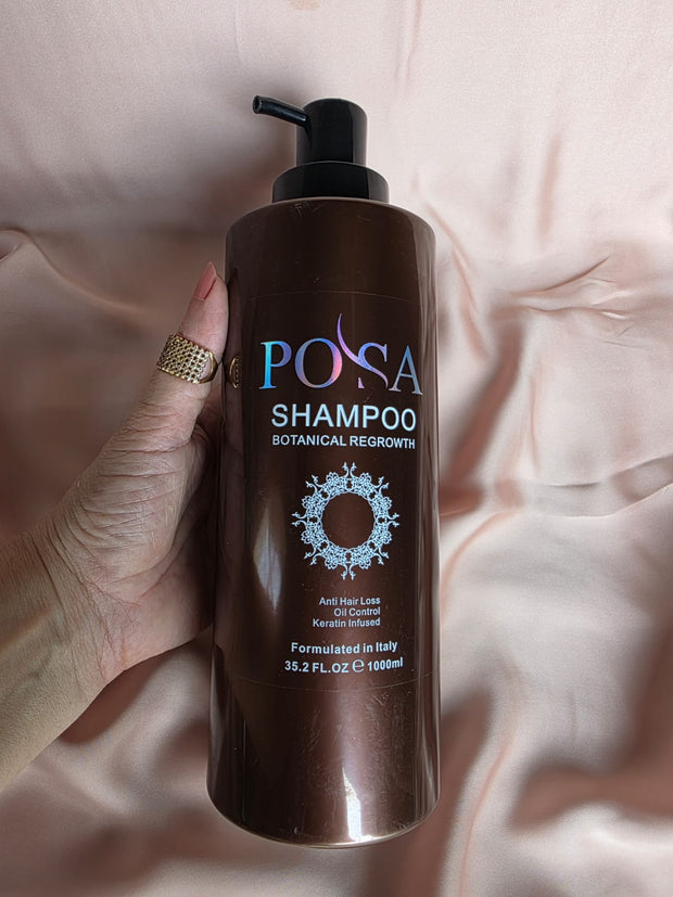 POSA Botanics Shampoo Hair Regrowth Anti Hairloss 1Litre