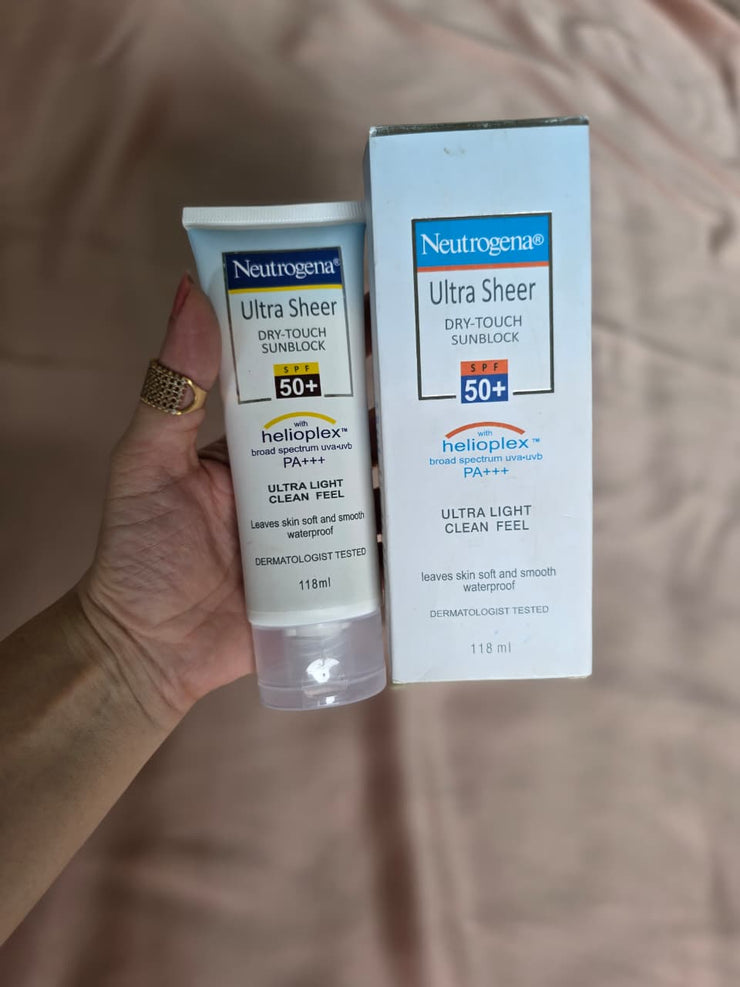 Neutrogena Ultra Sheer Sunblock SPF 50+ 118mL