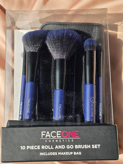 FACEONE Roll & Go Brush Set