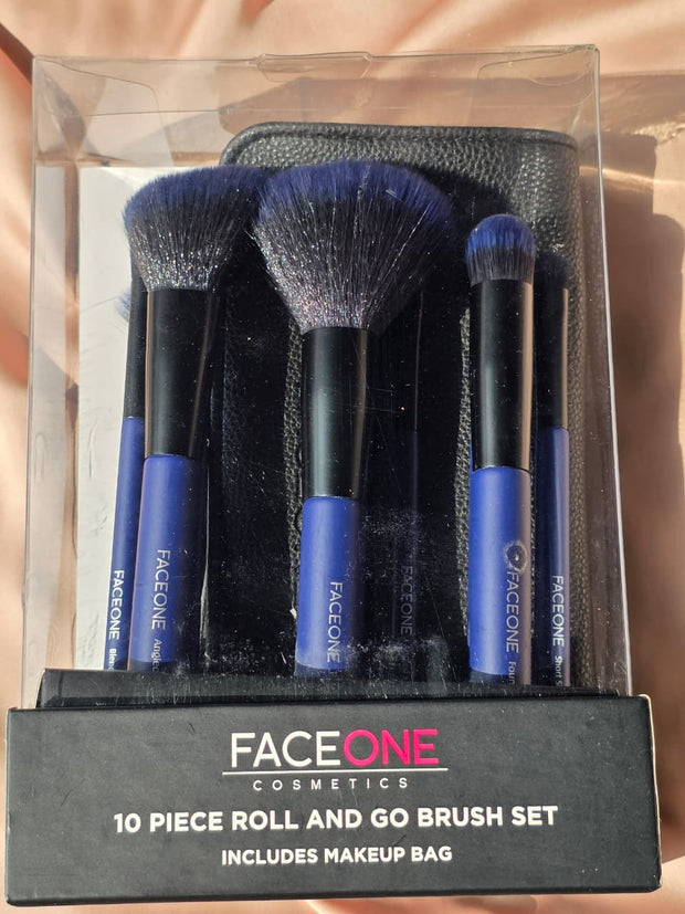 FACEONE Roll & Go Brush Set