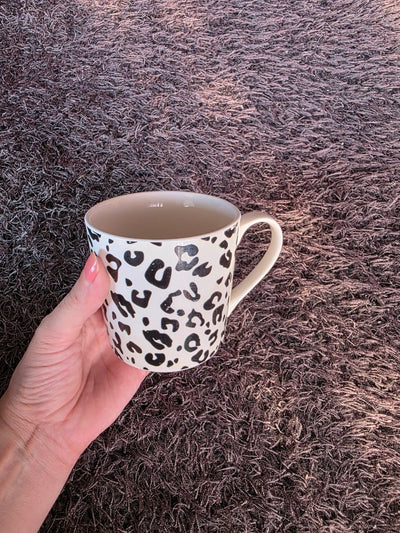 Porcelain Tea mug Leopard Design